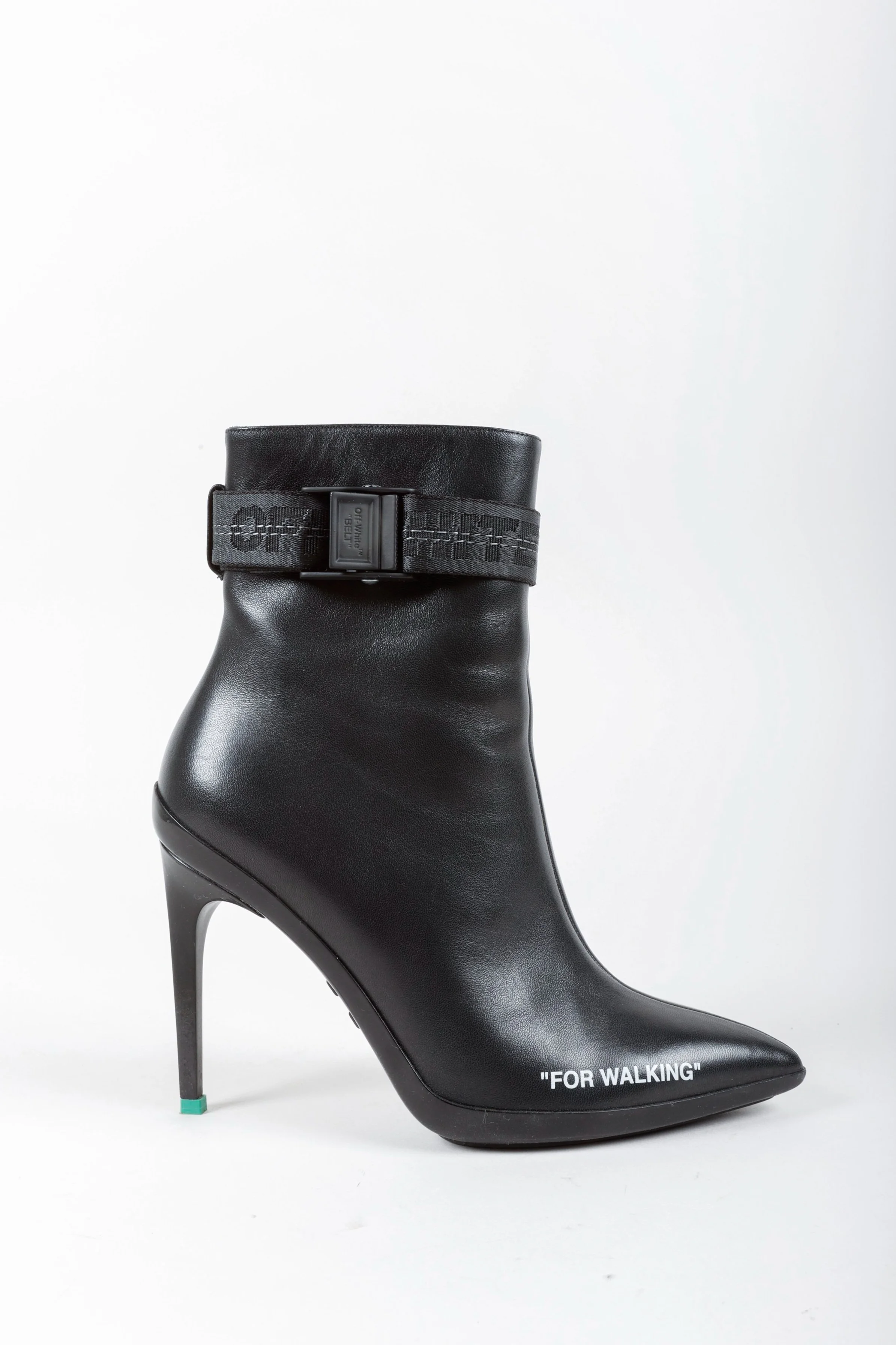 Pointed heeled sales ankle boots